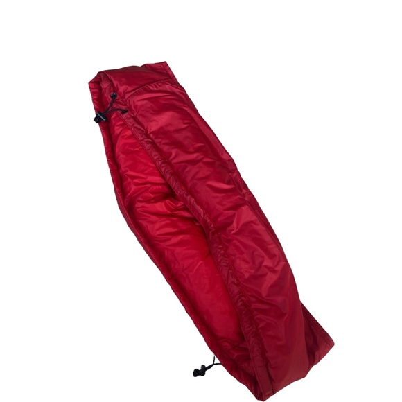 Moncler Down Filled Red Nylon Infiniti Scarf Wrap Scarf Red Winter Luxury - Picture 7 of 9